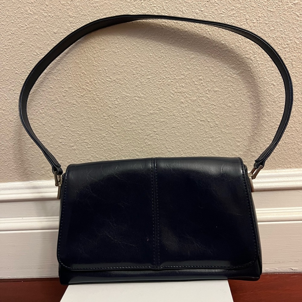 Liz Claiborne Navy Small Shoulder Bag